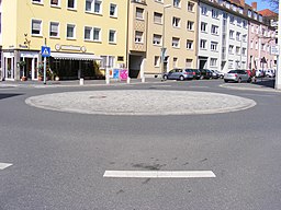 Würzburg - Platz zwischen Semmelstr. Heinestr., Neutorstr., Kroatengasse und Kartause (Teller)