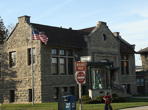 Former Waupun Public Library, now a museum, registered historic place.