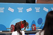 Deutsch: Gewichtheben bei den Olympischen Jugendspielen 2018; Tag 2, 10. Oktober 2018; Jungen 62 kg English: Weightlifting at the 2018 Summer Youth Olympics at 8 October 2018 – Boys' 62 kg