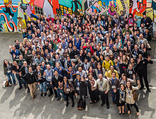 Gruppenfoto von der Wikimedia Conference 2015