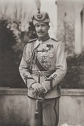 Вилхелм фон Вид като княз на Албания в албанска униформа, 1912