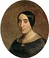 Portrait d'Amelina Dufaud Bouguereau (1850)