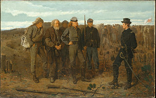 <i>Prisoners from the Front</i> 1866 Winslow Homer painting