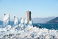 Image 85Bora is a dry, cold wind which blows from the mainland out to sea, whose gusts can reach hurricane strength, particularly in the channel below Velebit. On the picture Bora in the town of Senj. (from Croatia)