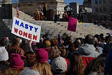 Women's March in Topeka, Kansas, 2017 Women's March Topeka, KS 2017 (32328967341).jpg