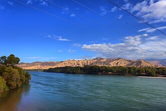 Guide County,Qinghai in the Tibetan Plateau,upstream from the Loess Plateau. YellowRiver.jpg