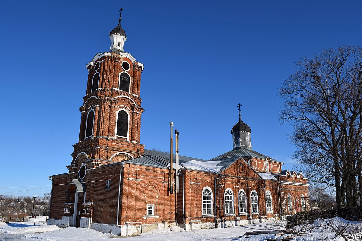 Храм Пресвятой Богородицы село Вослебово.