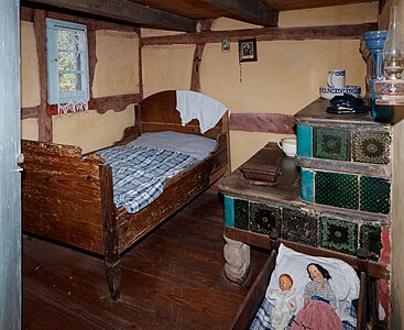 Bedroom House from Sternenberg Écomusée d’Alsace France