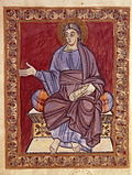 Évangéliaire de Poussay - Cristo - BNF Lat10514 f4.jpg