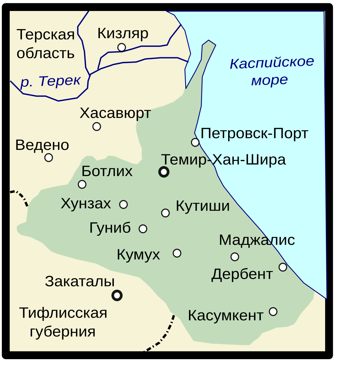 Карта дагестана с достопримечательностями в хорошем качестве