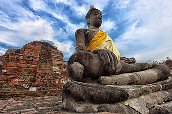 Wat Mahathat Ayutthaya Photograph: Yakuzakorat Licensing: CC-BY-SA-3.0