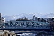 犀川大橋周辺の風景