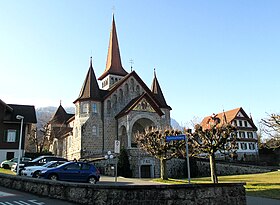 Die Kirche von Goldau SZ