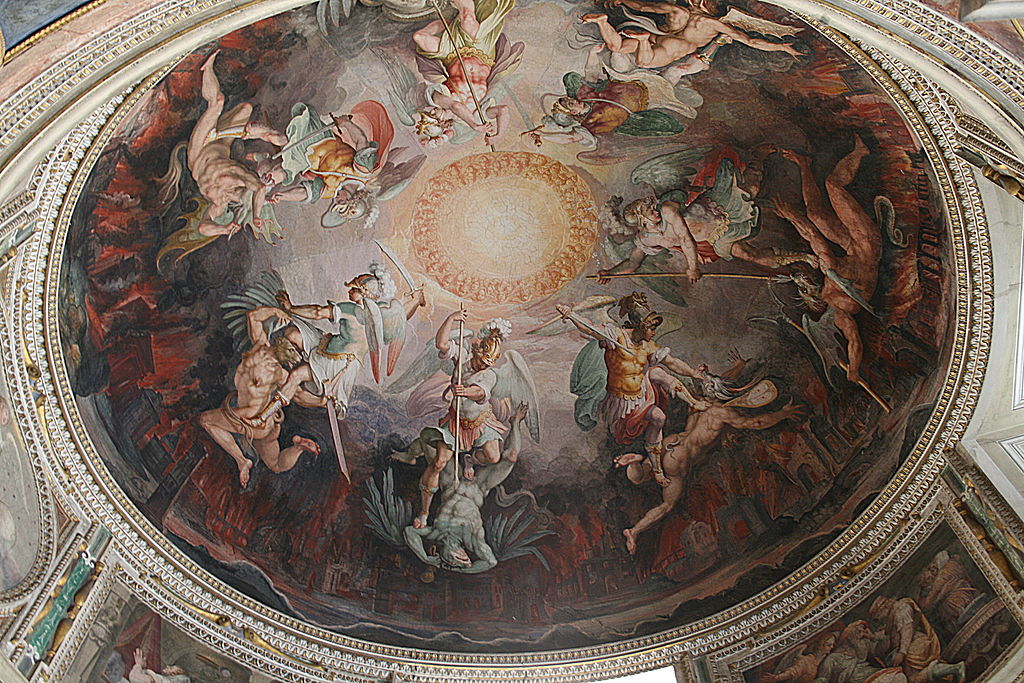 0 Chute de Lucifer et des anges rebelles - G. Vasari - Appart. di San Pio V.JPG