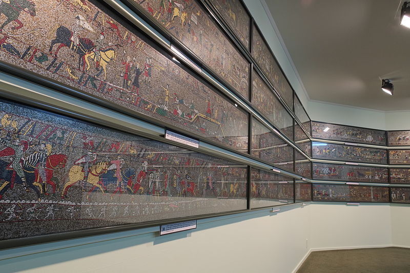 File:1066 Medieval Mosaic (Bayeux Tapestry) sections.jpg