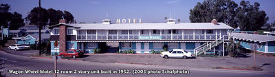 In 1952 this 12 unit addition was built to keep up with demand at the popular Motel 12unit-Motel-2006.jpg