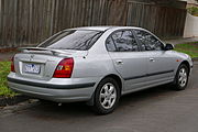 Pre-facelift Hyundai Elantra GLS sedan (Australia)