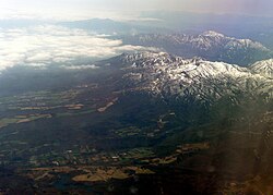 Hadisənin baş verdiyi Nasu sıradağları.