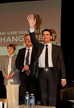 Anne-Marie Forcinal, Étienne Butzbach et Manuel Valls.