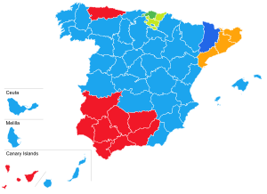 Élections européennes 2014 en Espagne - Simple.svg