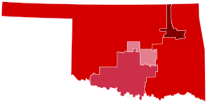 2016 U.S. House elections in Oklahoma.svg