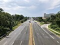 File:2020-08-25 13 13 05 View west along Maryland State Route 450 (Annapolis Road) from the overpass for Interstate 95-Interstate 495 (Capital Beltway) in New Carrollton, Prince George's County, Maryland.jpg