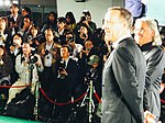 Thumbnail for File:26th Tokyo International Film Festival Paul Greengrass &amp; Tom Hanks from Captain Phillips (15404252127).jpg