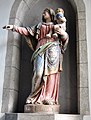 L'église paroissiale Notre-Dame de Trogwall, statue de Notre-Dame de Trogwall (Vierge à l'Enfant).