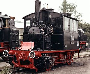 DB 98 307 in Bochum-Dahlhausen (1985)