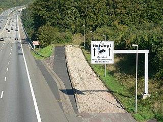 <span class="mw-page-title-main">Runaway truck ramp</span> Safety feature, used on steeply-graded down-hill roads