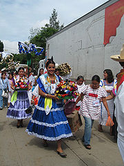 Chinas oaxaqueñas en la Guelaguetza popular de 2006