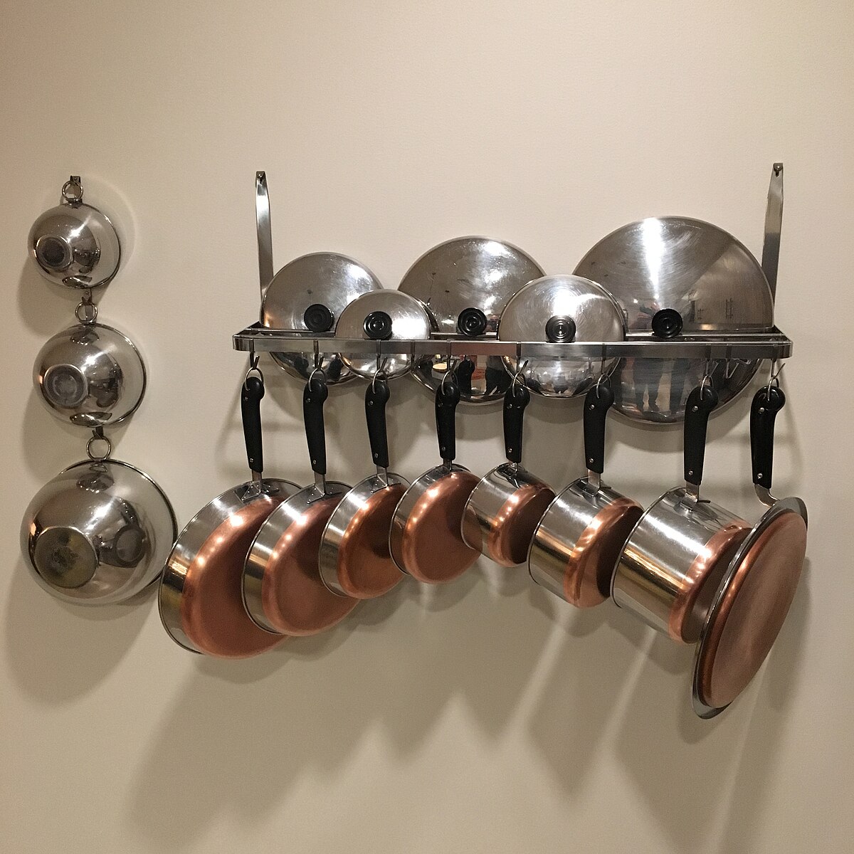 Pots and Pans Revere Ware Copper Bottom 6 Piece Pots and Pans 