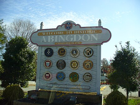 Abingdon VA Welcome Sign