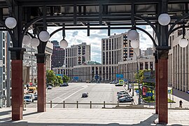 Academician Sakharov Ave from Ploschad Tryokh Vokzalov Station Moscow 2023-06-10 4452.jpg