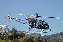 SA315B Lama lifting off from St Johann im Pongau