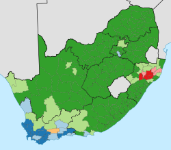 Afrique du sud 2019-par circonscription.svg