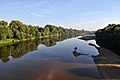 Deutsch: Die Alte Elbe in Magdeburg, Blick von der Anna-Ebert-Brücke.