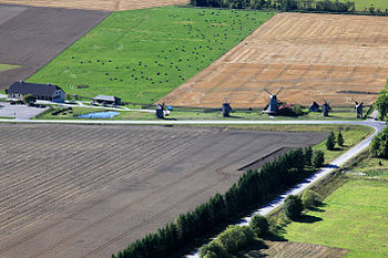 Angla Windmills in Saaremaa island. Photograph: Hiiumaa Mudeliklubi Licensing: CC-BY-SA-4.0