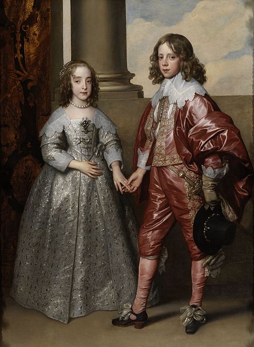 Betrothed William and Mary by Anthony van Dyck, 1641