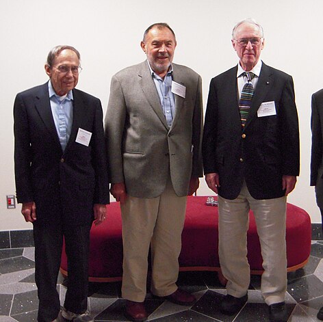 Richard Arnowitt, Stanley Deser and Charles Misner at the ADM-50: A Celebration of Current GR Innovation conference held in November 2009[1] to honor the 50th anniversary of their paper.