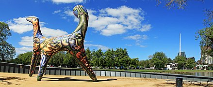 Deborah Halpern Art Sculpture in Birrarung Marr Parkland