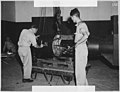 "Little Boy" weapon being prepared for use on Tinian