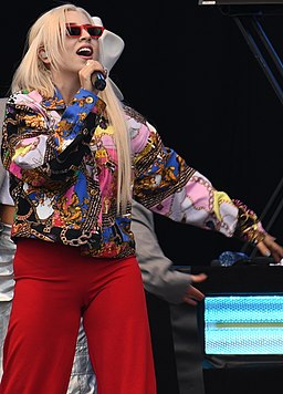Ava Max at the Rix FM Festival in Gothenburg (48534901597) (cropped)