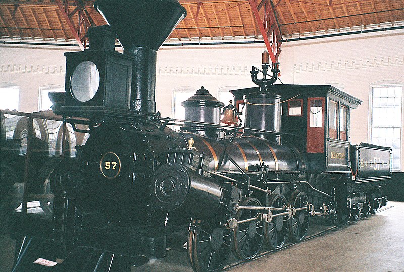 File:B&O 0-8-0 locomotive 57 (1848).jpg