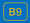 B9 негізгі жол логотипі