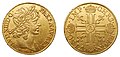 Dobre luís de ouro de 1640 a nome de Lois XIII.