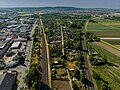 * Nomination Allotment garden site between the railroad lines on the left side to Schweinfurt and on the left side to Erfurt in Bamberg, aerial view --Ermell 06:29, 27 June 2023 (UTC) * Promotion Very nice composition. But WB seems a bit too warm to me. --MB-one 12:08, 3 July 2023 (UTC) New version. Thanks for the review. --Ermell 21:36, 3 July 2023 (UTC) Now there's a sudden shift in the sky's color. Doesn't look natural, but I also have no idea, what could have caused it. --MB-one 19:25, 4 July 2023 (UTC)  Done You are right. I tried to fix that and hope that's ok now. Thanks for your effort.--Ermell 19:17, 5 July 2023 (UTC)  Support Good quality. --MB-one 10:31, 7 July 2023 (UTC)