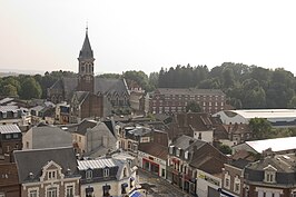 De kerk van Bapaume, vanaf het belfort