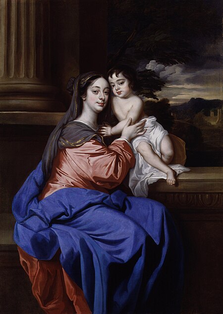 Tập_tin:Barbara_Palmer_(née_Villiers),_Duchess_of_Cleveland_with_her_son,_Charles_Fitzroy,_as_Madonna_and_Child_by_Sir_Peter_Lely_(2).jpg