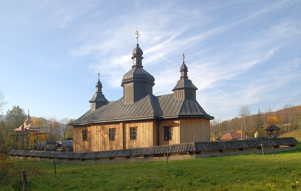 Вертково Клинский район деревянная Церковь